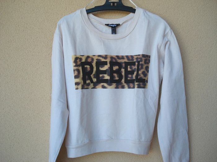 Sweat Rebel by Jennyfer - Taille S