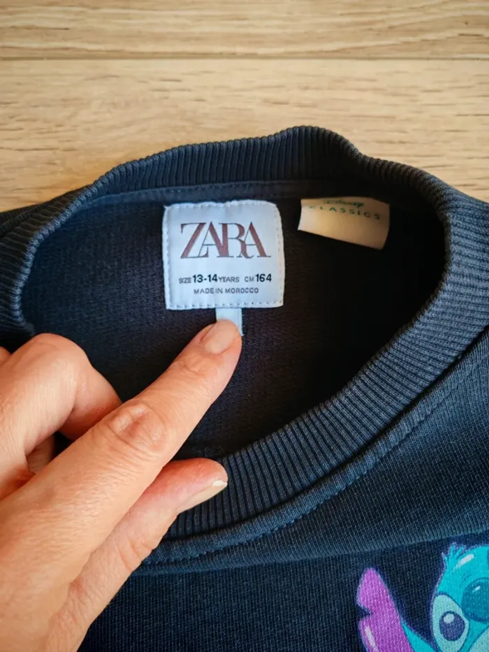 Sweat stitch zara 11_12 ans - photo numéro 4