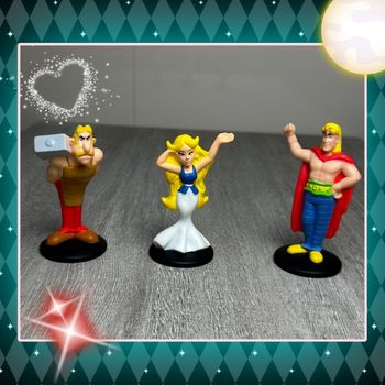 Lot de 3 Figurines Astérix et Obelix