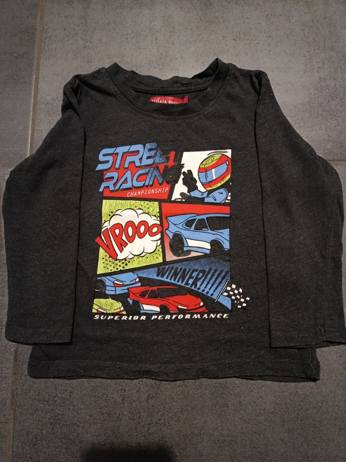 Haut manches longues garçon 3 ans