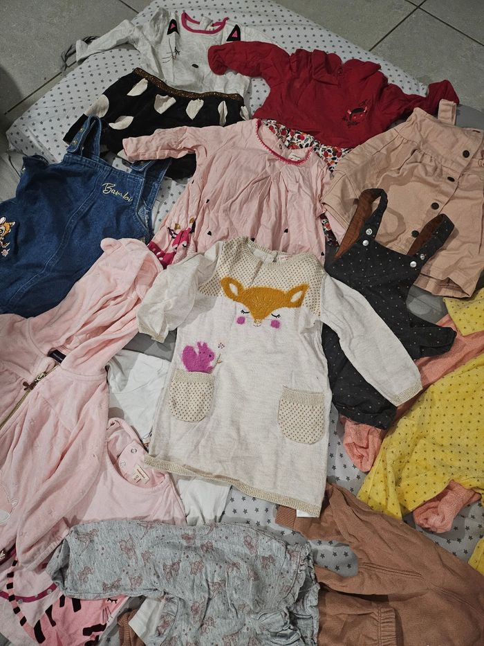 Lots vêtements fille 9 mois - photo numéro 4