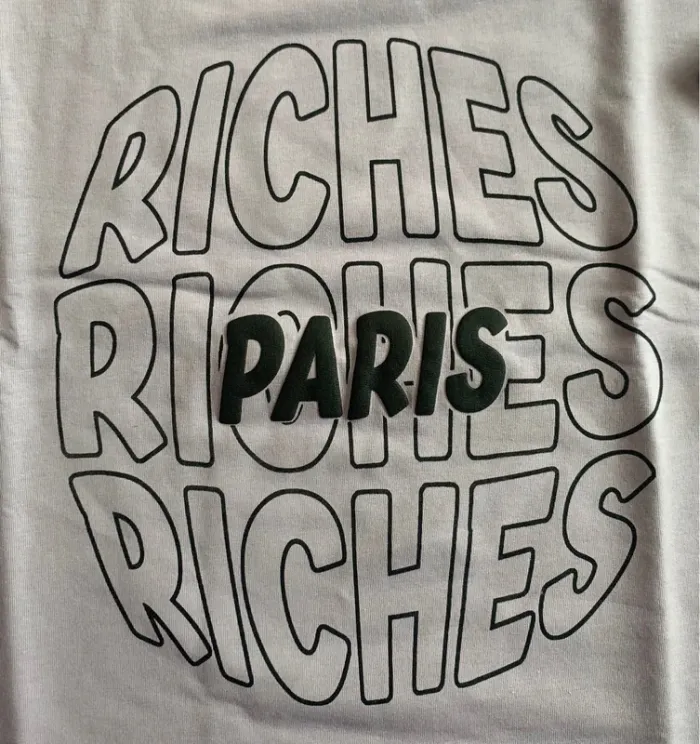 T-shirt Riches Paris, nouvelle collection - photo numéro 5