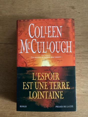Livre « l’espoir est une terre lointaine «