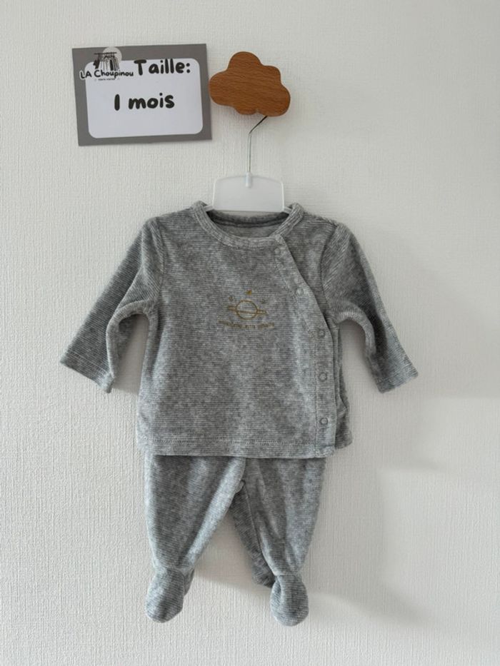 Pyjama 2 pièces - taille 1 mois 🌼