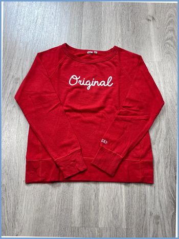 Pull GAP Rouge avec logo brodé Taille S