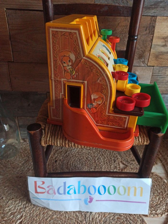 Jouet cash register Fisher price 1974 BE - photo numéro 4