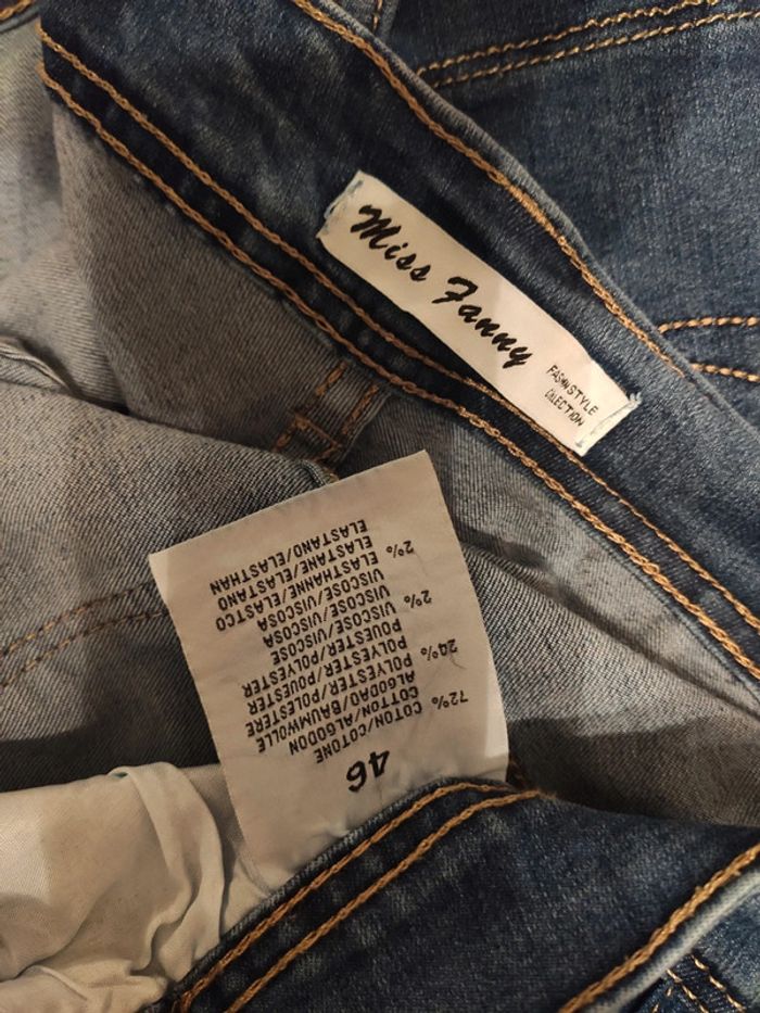 Short long en jean T.46 - photo numéro 3