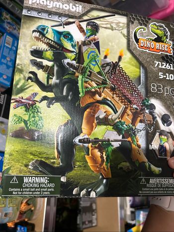 Playmobil Tyrannosaure et soldat 71261