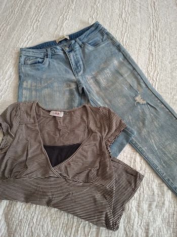 Lot taille 36 jean neuf et t-shirt