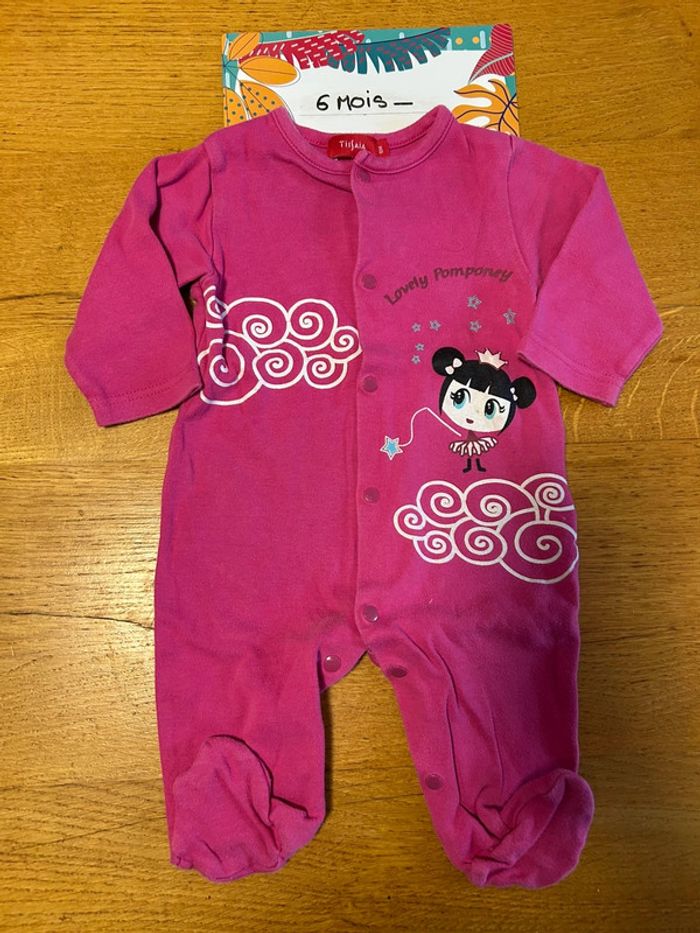Lot de pyjamas fille - 7 pièces - 6 mois - photo numéro 4
