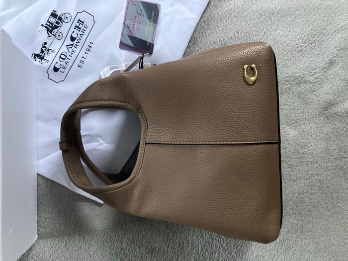 Sac à main épaule Coach Lana 23 marron - photo numéro 2