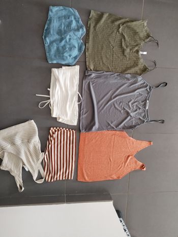 Hauts débardeurs top court femme taille M