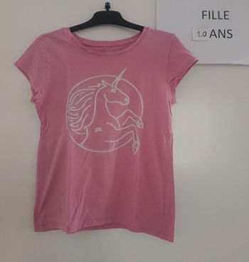 T-shirt mc Licorne Gap 10 ans