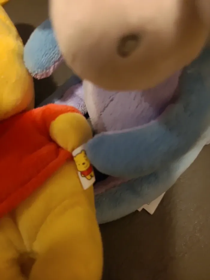 Lot peluches winnie et bourriquet - photo numéro 4