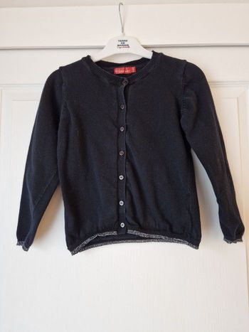 Gilet noire Tissaia 6 ans