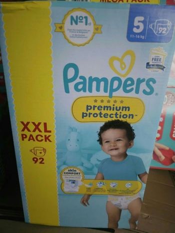 Pampers couche t5  92 pièces