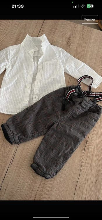 Ensemble chemise et pantalon