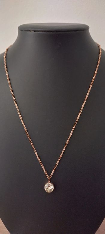 Collier Bohm cristal jonquille