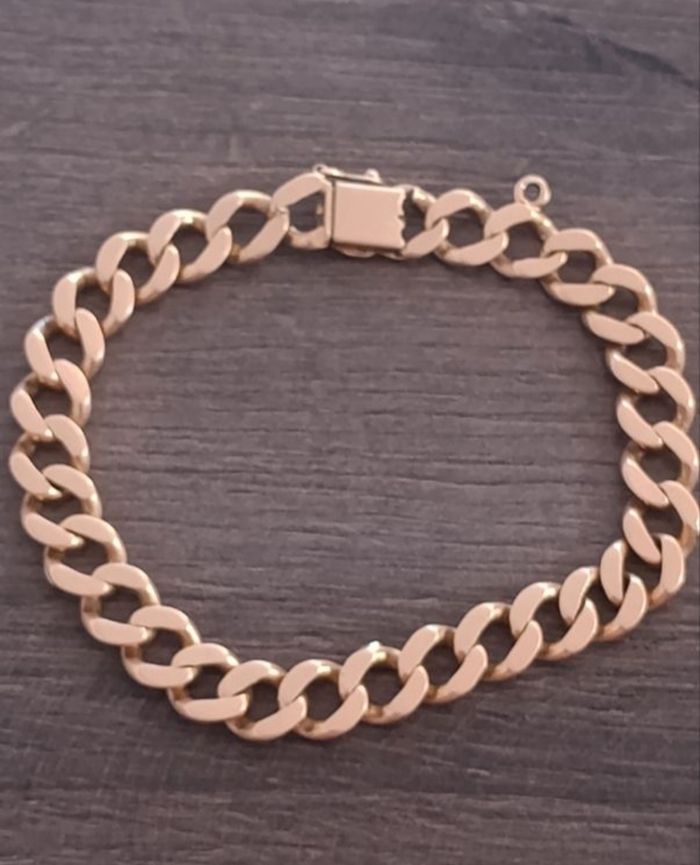 Bracelet gourmette or jaune 18 carats - photo numéro 2