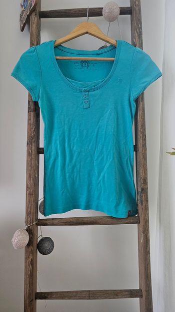 T-shirt Edc by Esprit taille 36 S turquoise