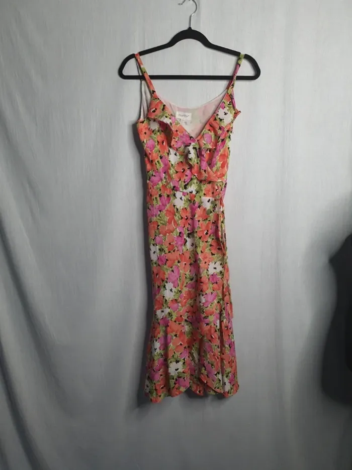 Robe fleurie portefeuille charlior