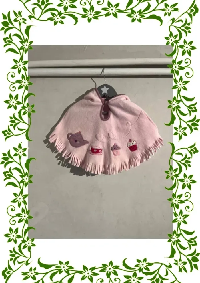 Poncho tout doux polaire 6 mois