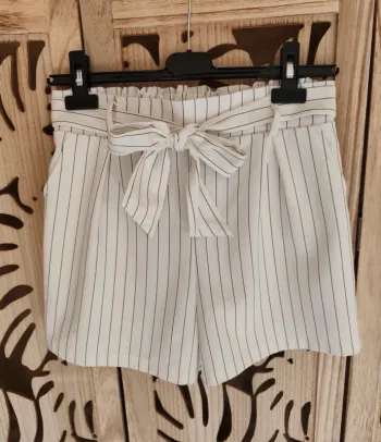 Short à rayures, nouette T S Jennyfer