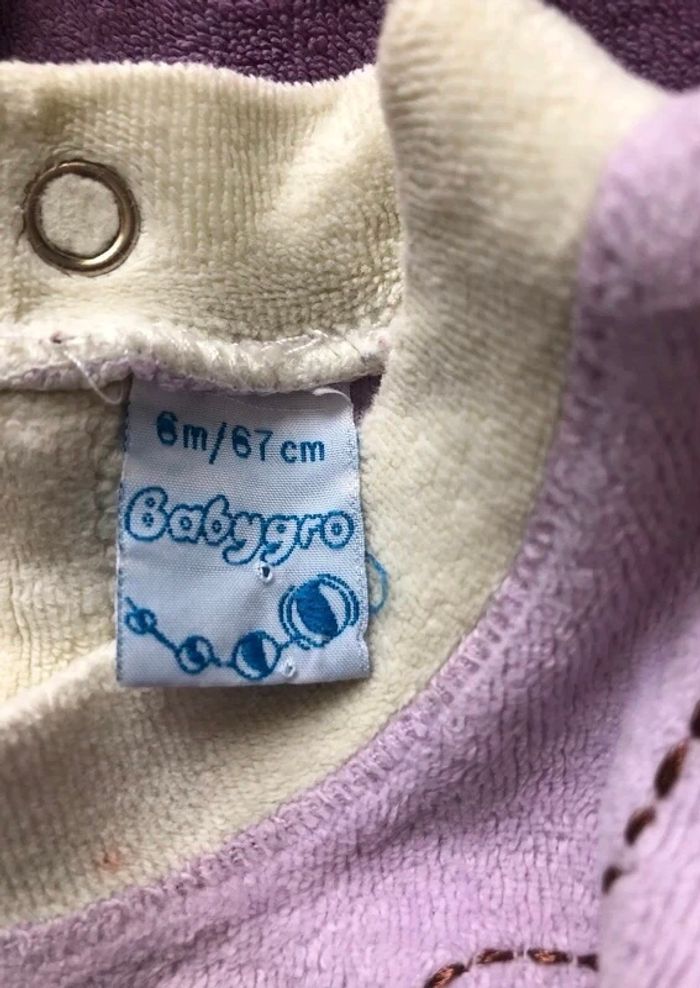 Grenouillère parme violet fille Babygro - photo numéro 6