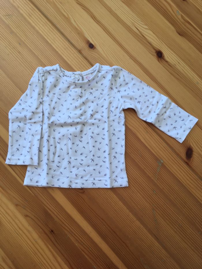 Tee-shirt manches longues 6 mois