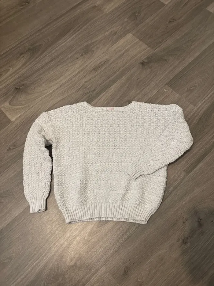 Pull écru