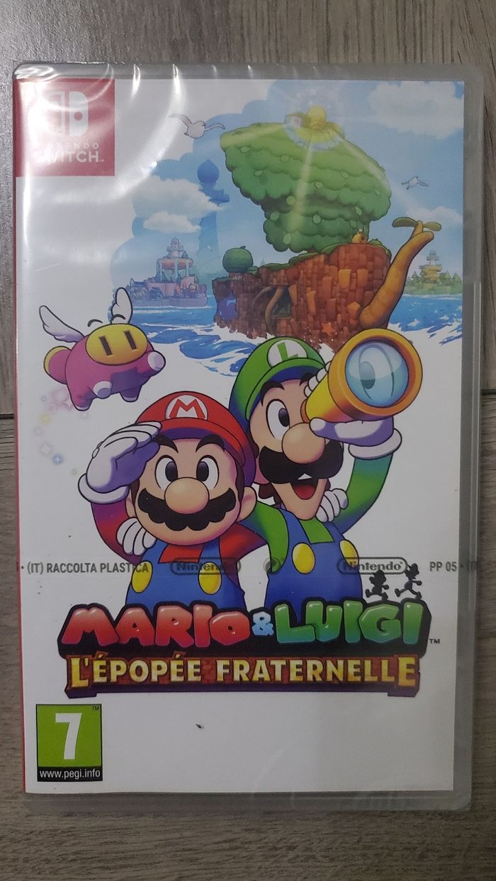 Mario et Luigi L'épopée Fraternelle sur Nintendo Switch Neuf sous blister jamais ouvert.