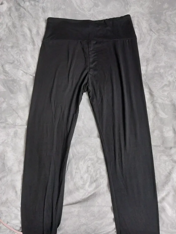 Legging yoga taille haute noir - photo numéro 2