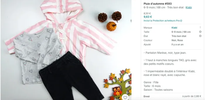 Fille 6 mois : rentrée en rose - photo numéro 4