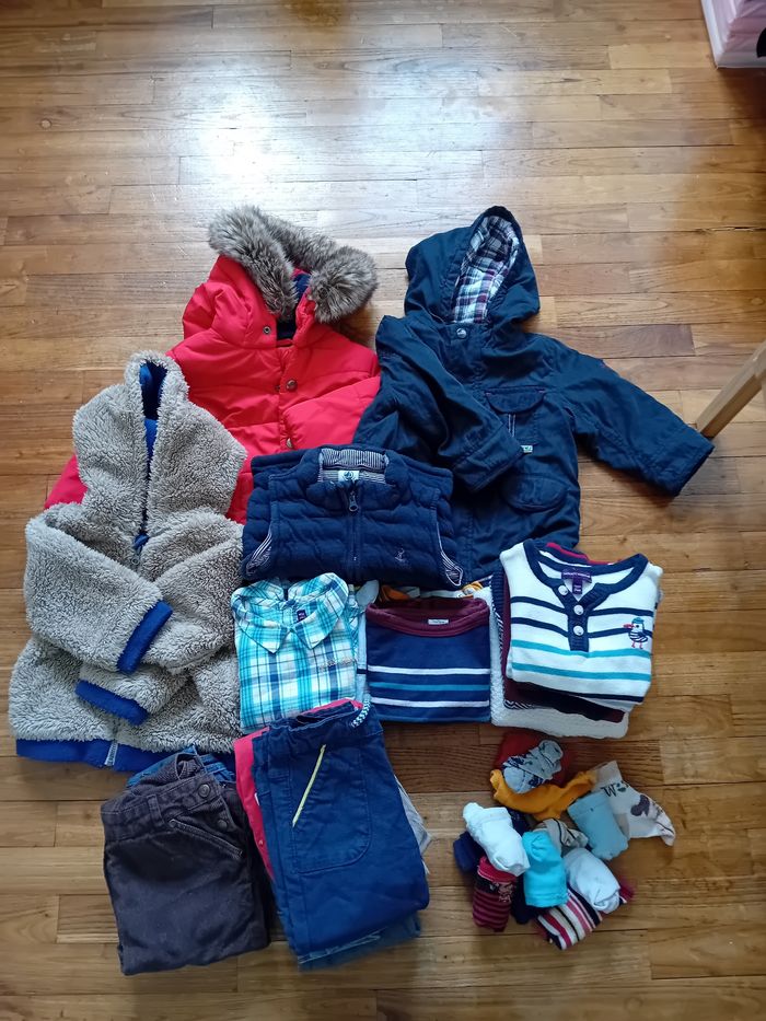 Lot garçon autome hiver 12 mois