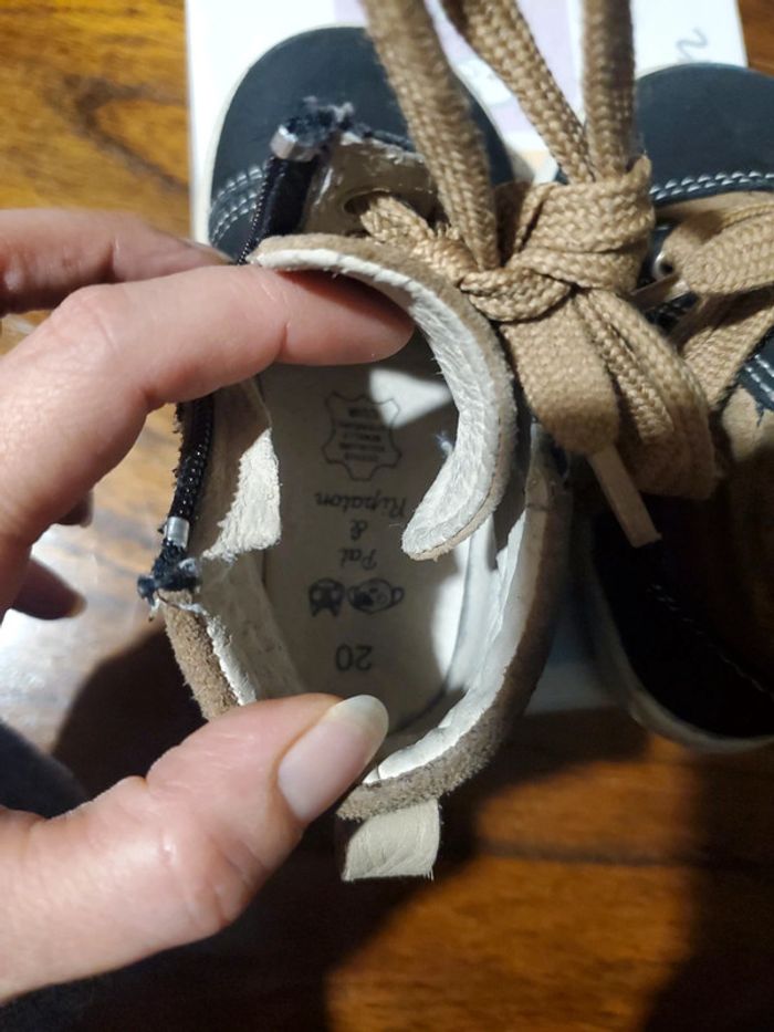 Chaussures de marche pat et ripaton taille 20 - photo numéro 7