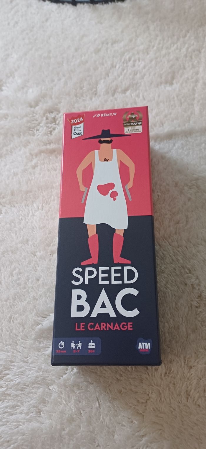 2 jeux complets état neuf speed bac le Carnage et drôle et rapide - photo numéro 3