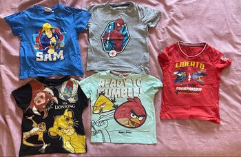 Lot t-shirt garcon 5 ans