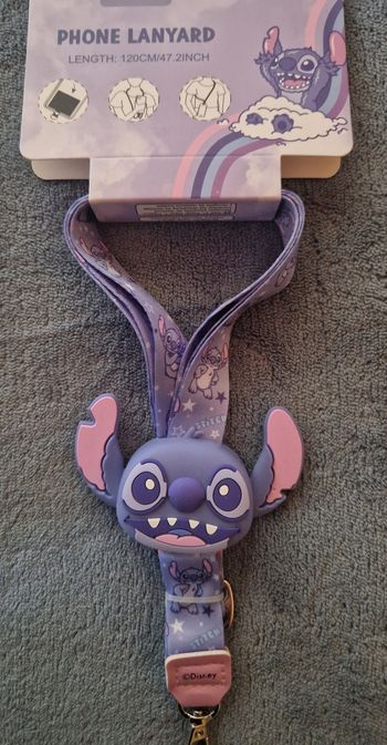 Cordon pour téléphone 3d Stitch