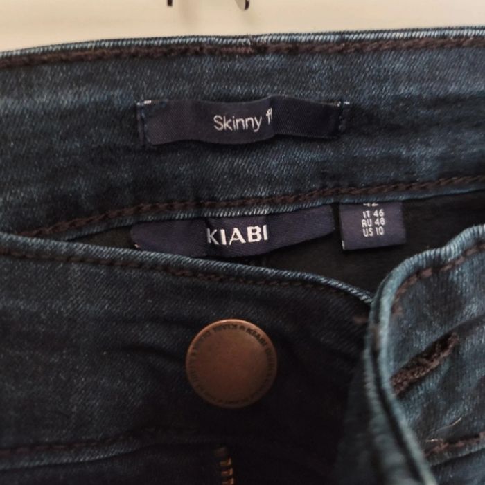 Jean Skinny Kiabi - Taille 42 - Bleu Brut comme neuf - photo numéro 3