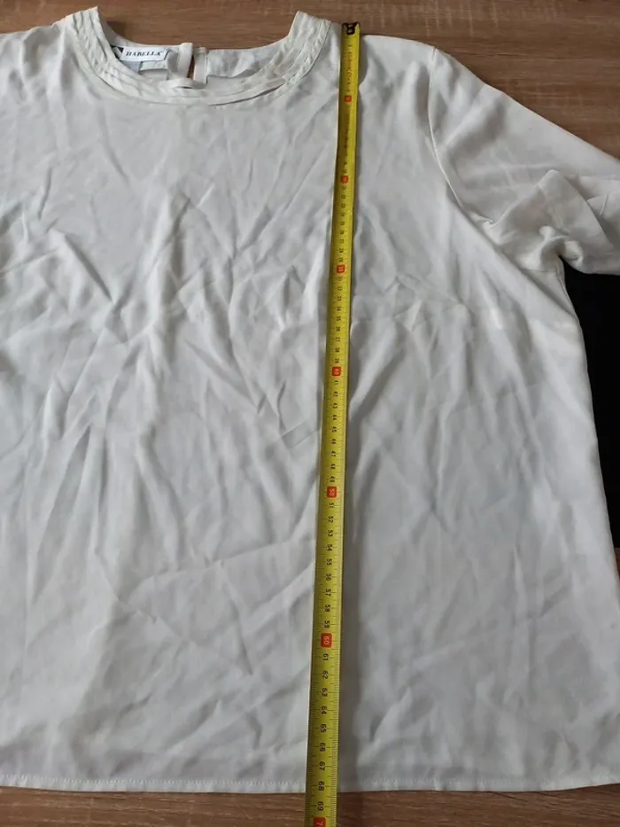 Tee-shirt blanc femme T.50 - photo numéro 11
