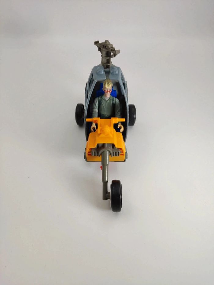 Vintage 1986 Real Ghostbuster un personnage et Ecto-2 hélicoptère lames/pièces manquantes - photo numéro 5