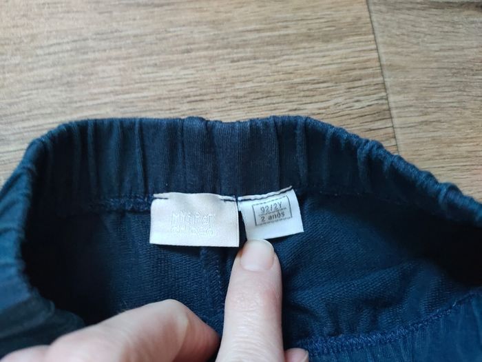 Ensemble marinière et legging bleu marine 24 mois - photo numéro 6