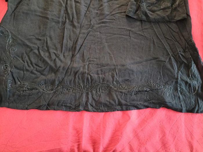 Tunique noir manche longue taille XL boutique indépendante - photo numéro 7