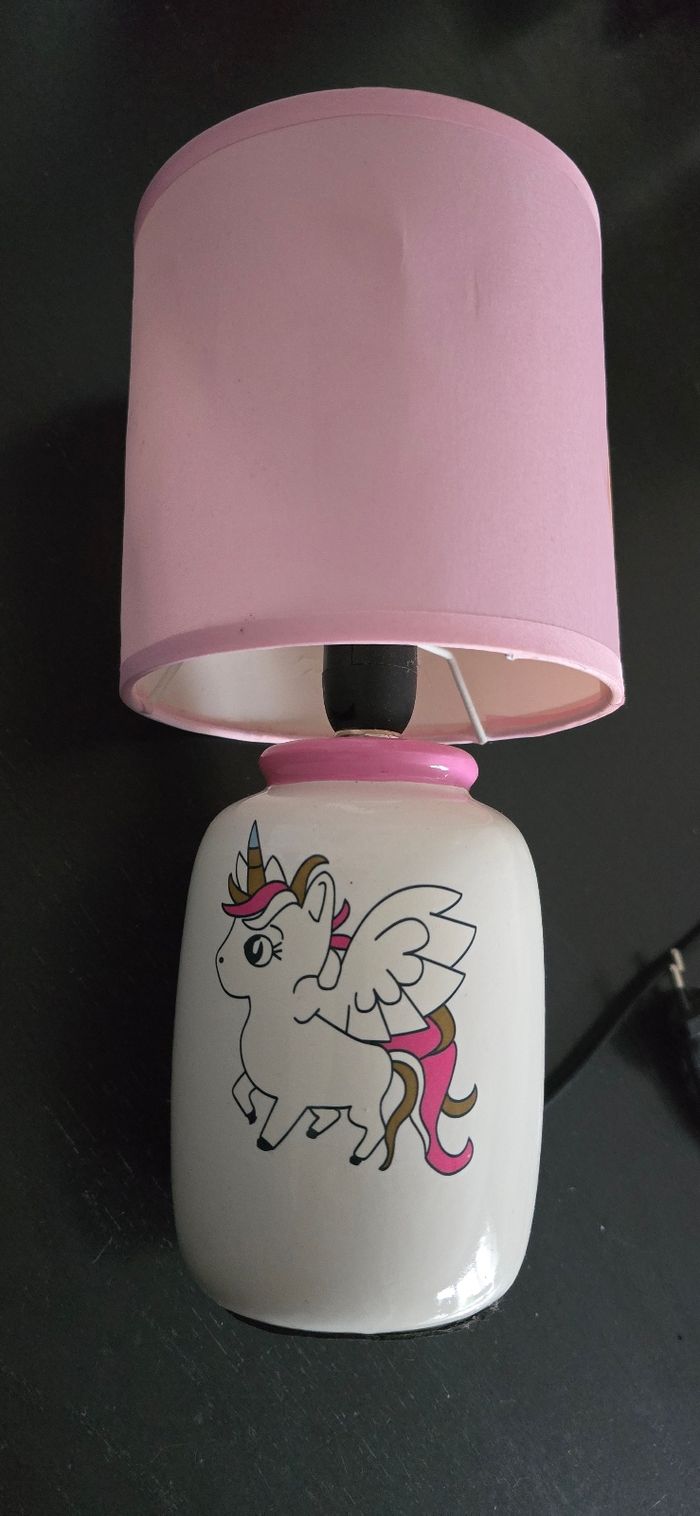 Lampe de chevet licorne