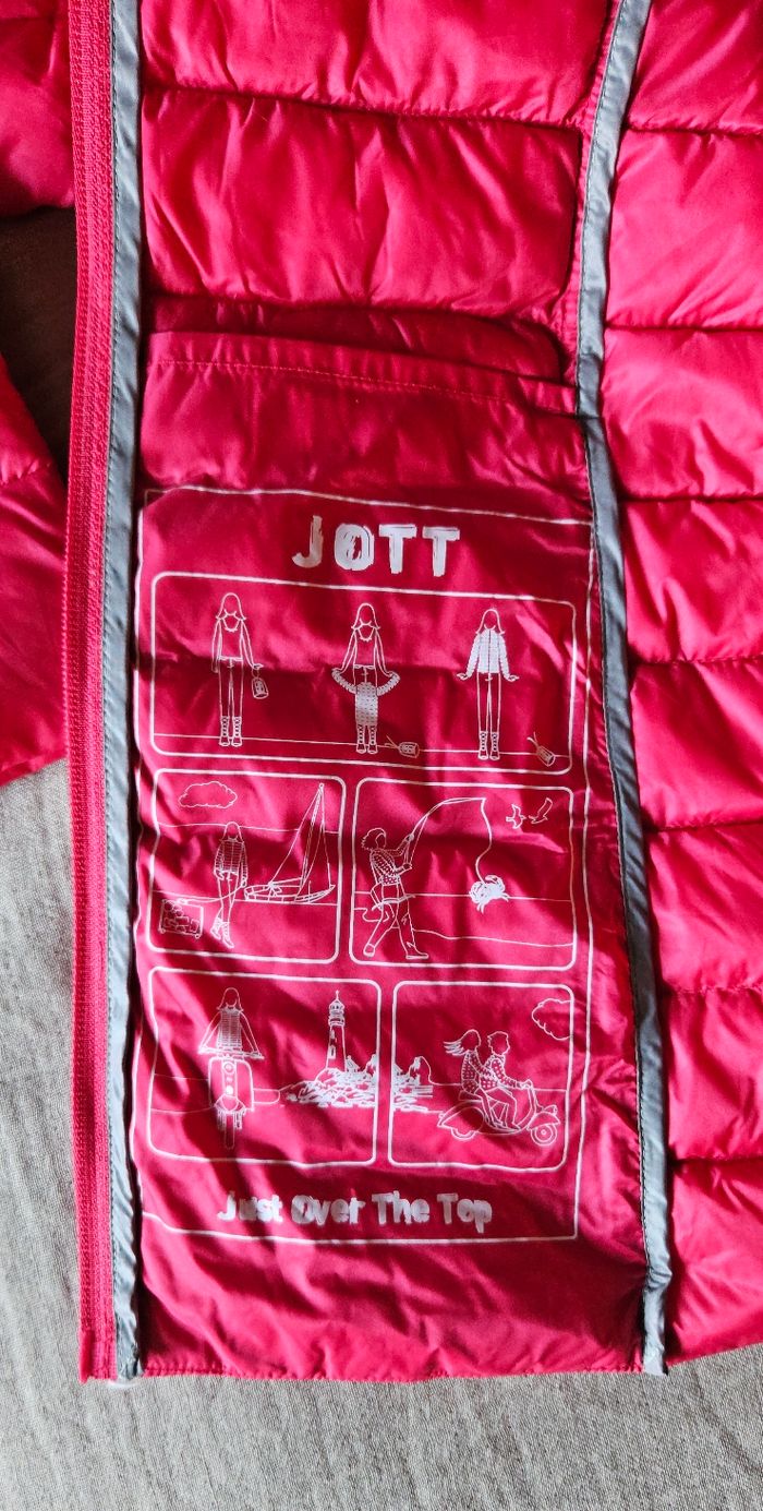Doudoune légère femme Jott - cha rose fuschia - taille S - 36 neuve - photo numéro 8