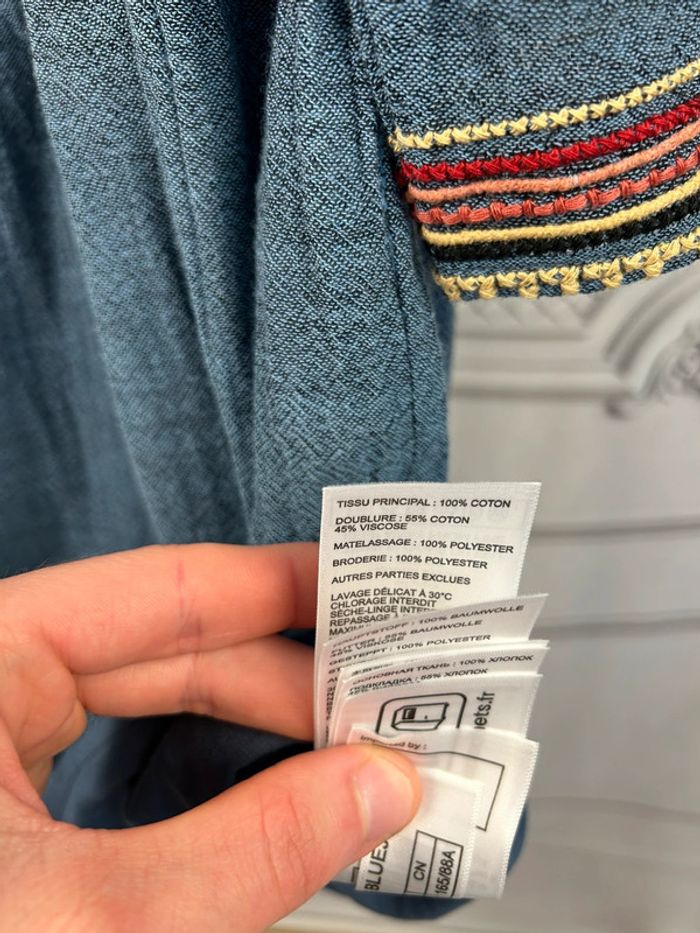Robe courte bleu Ba&sh T1 / S neuve - photo numéro 8