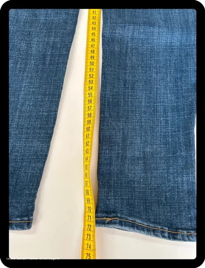 Jean Levi's Femme 721 High Rise Skinny Marine | Taille W29 L30 FR38 | BP143 - photo numéro 11