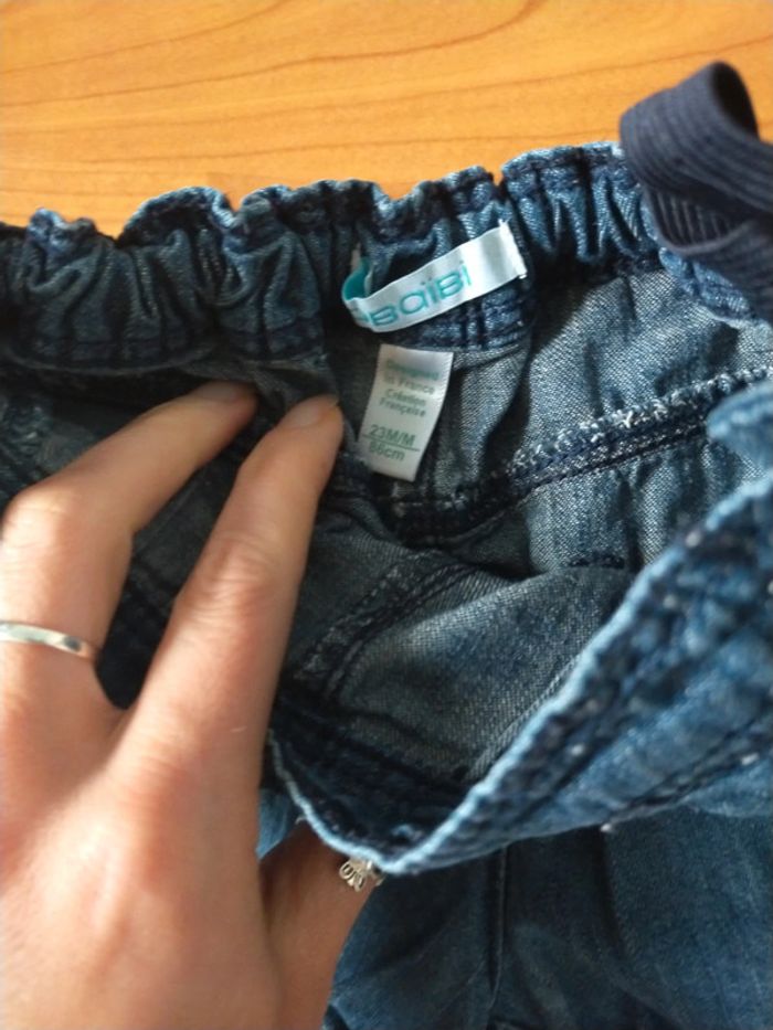 Short en jeans 24 mois - photo numéro 2