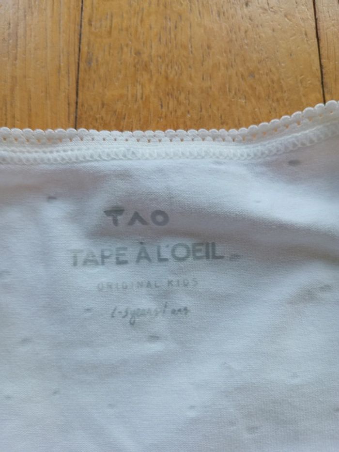 Lot 2 bodies débardeurs fille sans manches TAO 2 ans - photo numéro 8