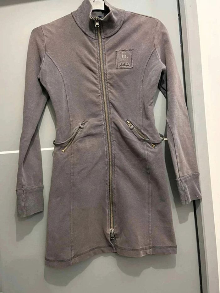 Veste  gilet  femme  IKKS sport  XS 34  gris